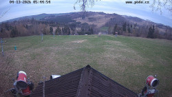 Sjezdovka, panorama východ