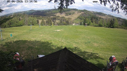 Sjezdovka, panorama východ