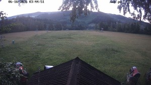 Skiareál Hodonín u Kunštátu - Sjezdovka, panorama východ - 16.6.2026 v 04:45 Skiareál Hodonín u Kunštátu - Sjezdovka, panorama východ - 16.6.2026 v 04:45