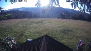 Skiareál Hodonín u Kunštátu - Sjezdovka, panorama východ - 16.6.2026 v 05:45 Skiareál Hodonín u Kunštátu - Sjezdovka, panorama východ - 16.6.2026 v 05:45