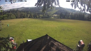 Skiareál Hodonín u Kunštátu - Sjezdovka, panorama východ - 16.6.2026 v 08:45 Skiareál Hodonín u Kunštátu - Sjezdovka, panorama východ - 16.6.2026 v 08:45
