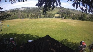 Skigebiet Hodonín bei Kunštát - Skipiste, Ostpanorama - 16.6.2026 v 13:45 Skigebiet Hodonín bei Kunštát - Skipiste, Ostpanorama - 16.6.2026 v 13:45