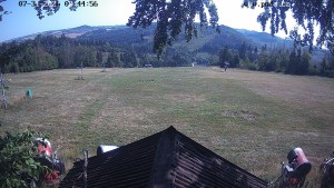 Skiareál Hodonín u Kunštátu - Sjezdovka, panorama východ - 31.7.2026 v 09:45 Skiareál Hodonín u Kunštátu - Sjezdovka, panorama východ - 31.7.2026 v 09:45