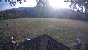 Ośrodek narciarski Hodonín koło Kunštátu - Trasa narciarska, panorama wschodnia - 8.8.2026 v 06:45 Ośrodek narciarski Hodonín koło Kunštátu - Trasa narciarska, panorama wschodnia - 8.8.2026 v 06:45