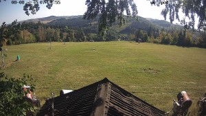 Ośrodek narciarski Hodonín koło Kunštátu - Trasa narciarska, panorama wschodnia - 8.8.2026 v 08:45 Ośrodek narciarski Hodonín koło Kunštátu - Trasa narciarska, panorama wschodnia - 8.8.2026 v 08:45