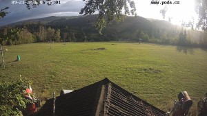 Skiareál Hodonín u Kunštátu - Sjezdovka, panorama východ - 21.9.2026 v 07:45 Skiareál Hodonín u Kunštátu - Sjezdovka, panorama východ - 21.9.2026 v 07:45