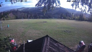 Skiareál Hodonín u Kunštátu - Sjezdovka, panorama východ - 21.9.2026 v 08:45 Skiareál Hodonín u Kunštátu - Sjezdovka, panorama východ - 21.9.2026 v 08:45