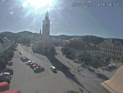 Náměstí, koste sv. Markéty