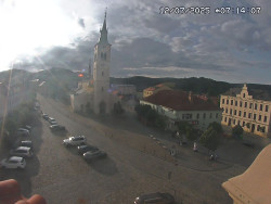 Náměstí, koste sv. Markéty