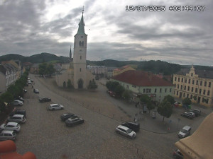 Město Kašperské Hory - Náměstí, koste sv. Markéty - 12.7.2025 v 09:45