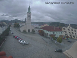Náměstí, koste sv. Markéty