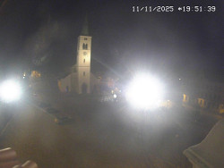 Náměstí, koste sv. Markéty