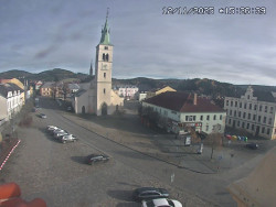 Náměstí, koste sv. Markéty