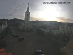 Náměstí, koste sv. Markéty