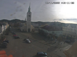 Náměstí, koste sv. Markéty