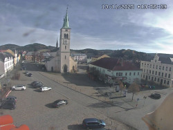 Náměstí, koste sv. Markéty