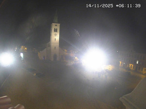 Město Kašperské Hory - Náměstí, koste sv. Markéty - 14.11.2025 v 05:15