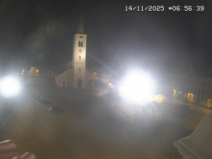 Město Kašperské Hory - Náměstí, koste sv. Markéty - 14.11.2025 v 06:00