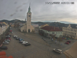 Město Kašperské Hory - Náměstí, koste sv. Markéty - 14.11.2025 v 13:15