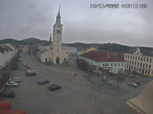 Město Kašperské Hory - Náměstí, koste sv. Markéty - 14.11.2025 v 15:15