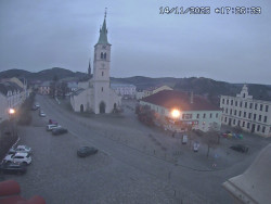 Náměstí, koste sv. Markéty