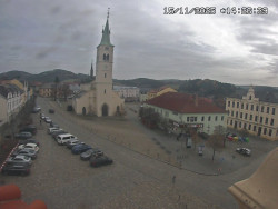 Náměstí, koste sv. Markéty