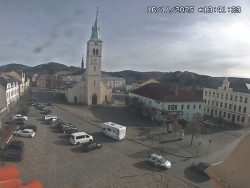 Náměstí, koste sv. Markéty