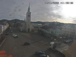 Náměstí, koste sv. Markéty