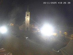 Náměstí, koste sv. Markéty