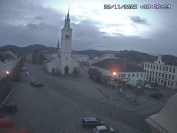 Náměstí, koste sv. Markéty