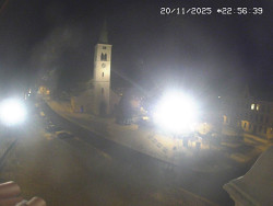 Náměstí, koste sv. Markéty