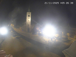 Náměstí, koste sv. Markéty