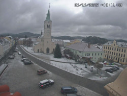 Náměstí, koste sv. Markéty