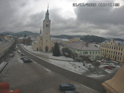 Náměstí, koste sv. Markéty