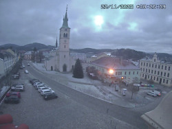 Náměstí, koste sv. Markéty