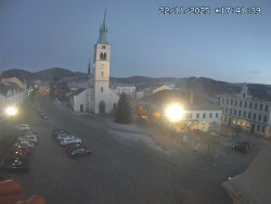 Náměstí, koste sv. Markéty