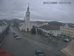 Náměstí, koste sv. Markéty