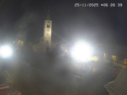 Náměstí, koste sv. Markéty