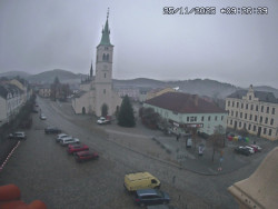 Náměstí, koste sv. Markéty