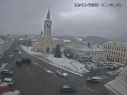 Náměstí, koste sv. Markéty