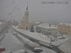 Náměstí, koste sv. Markéty