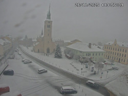 Náměstí, koste sv. Markéty