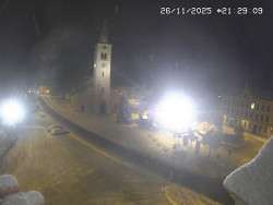 Náměstí, koste sv. Markéty