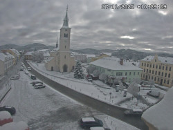 Náměstí, koste sv. Markéty