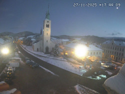 Náměstí, koste sv. Markéty