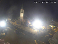 Náměstí, koste sv. Markéty