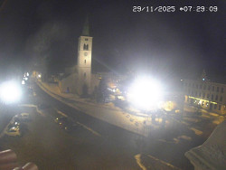 Náměstí, koste sv. Markéty