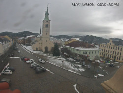 Náměstí, koste sv. Markéty