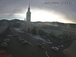 Náměstí, koste sv. Markéty