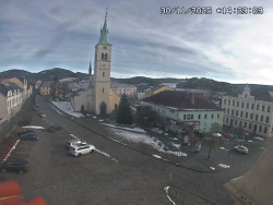 Náměstí, koste sv. Markéty